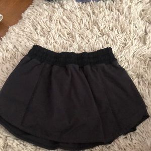 Black tennis skirt